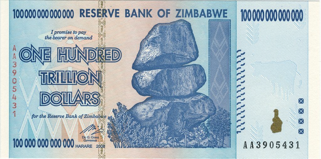 Inflasi Zimbabwe Guyon Uang Terbesar Sepanjang Sejarah - Kilau Agung