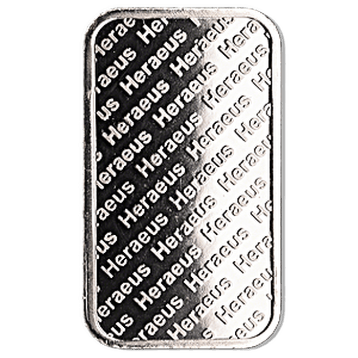 Silver Bar Heraeus 1 Troy Ounce - Kilau Agung